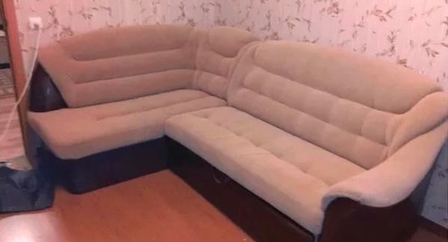 Перетяжка углового дивана. Будённовск