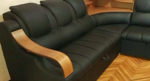 Перетяжка кожаного дивана. Будённовск